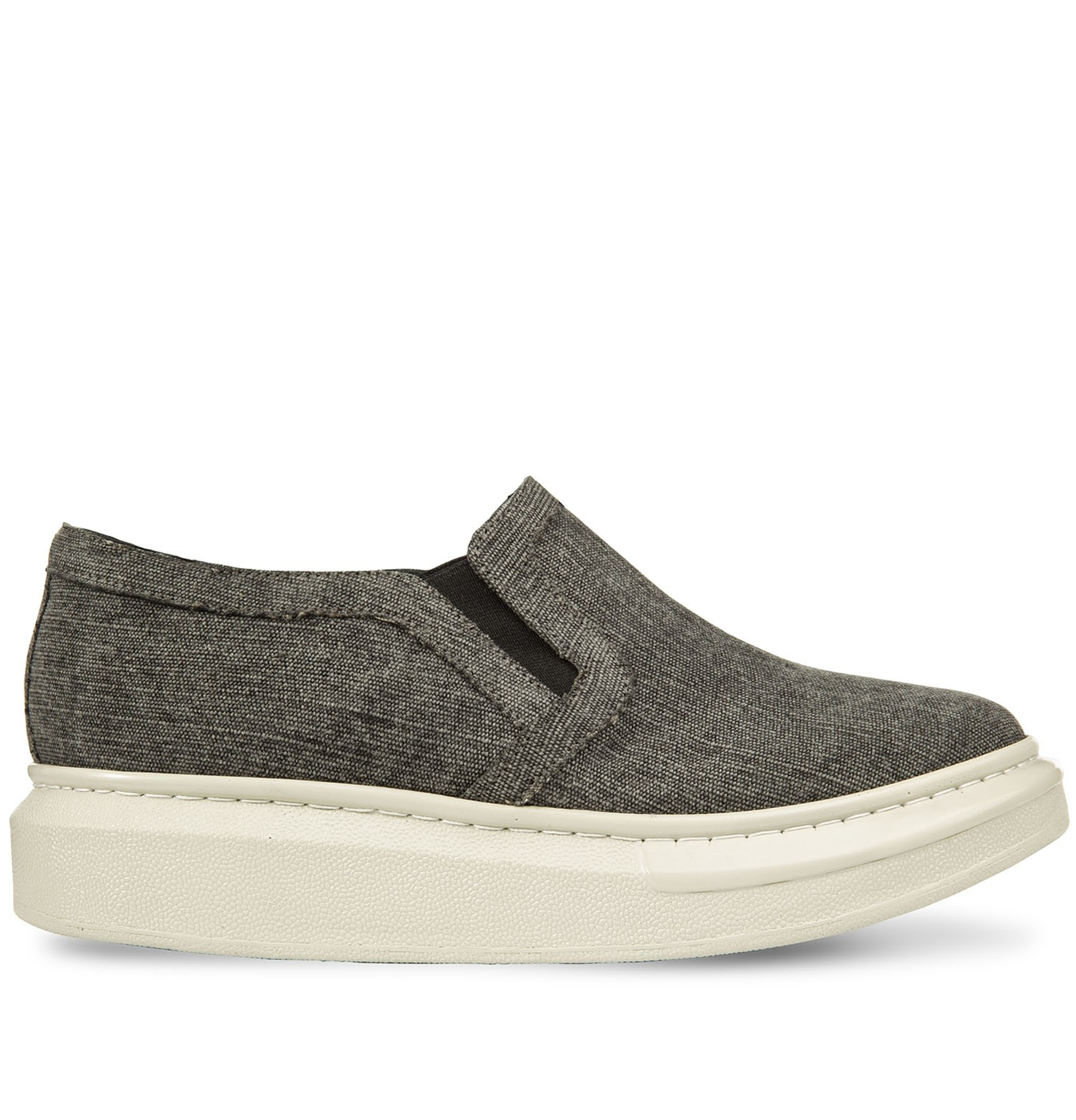 Canarias - ELEVATOR LOAFERS IN LEATHER/FABRIC UP TO 6 CM
