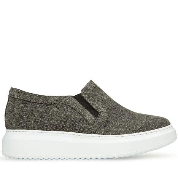 Palmi - Elevator Loafers in Leather/fabric up to 6 cm