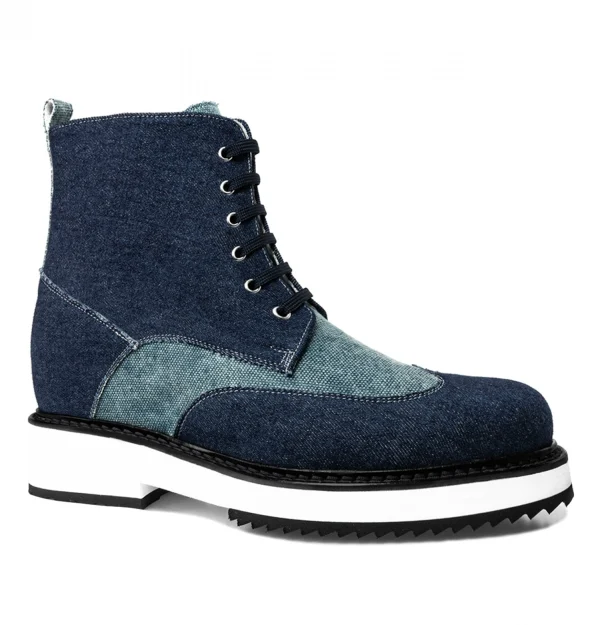 Rostock - Elevator Boots in Fabric from 4 to 6 inches