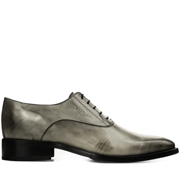 Caserta - Elevator Dress Shoes in Hand Buffered Leather from 2.4 to 3.1 inches
