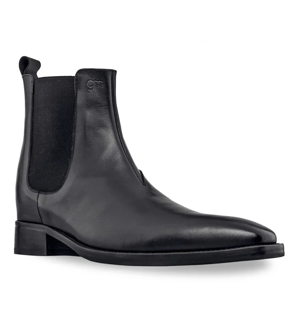Prague - Elevator Boots in Full Grain Leather from 2.4 to 3.1 inches