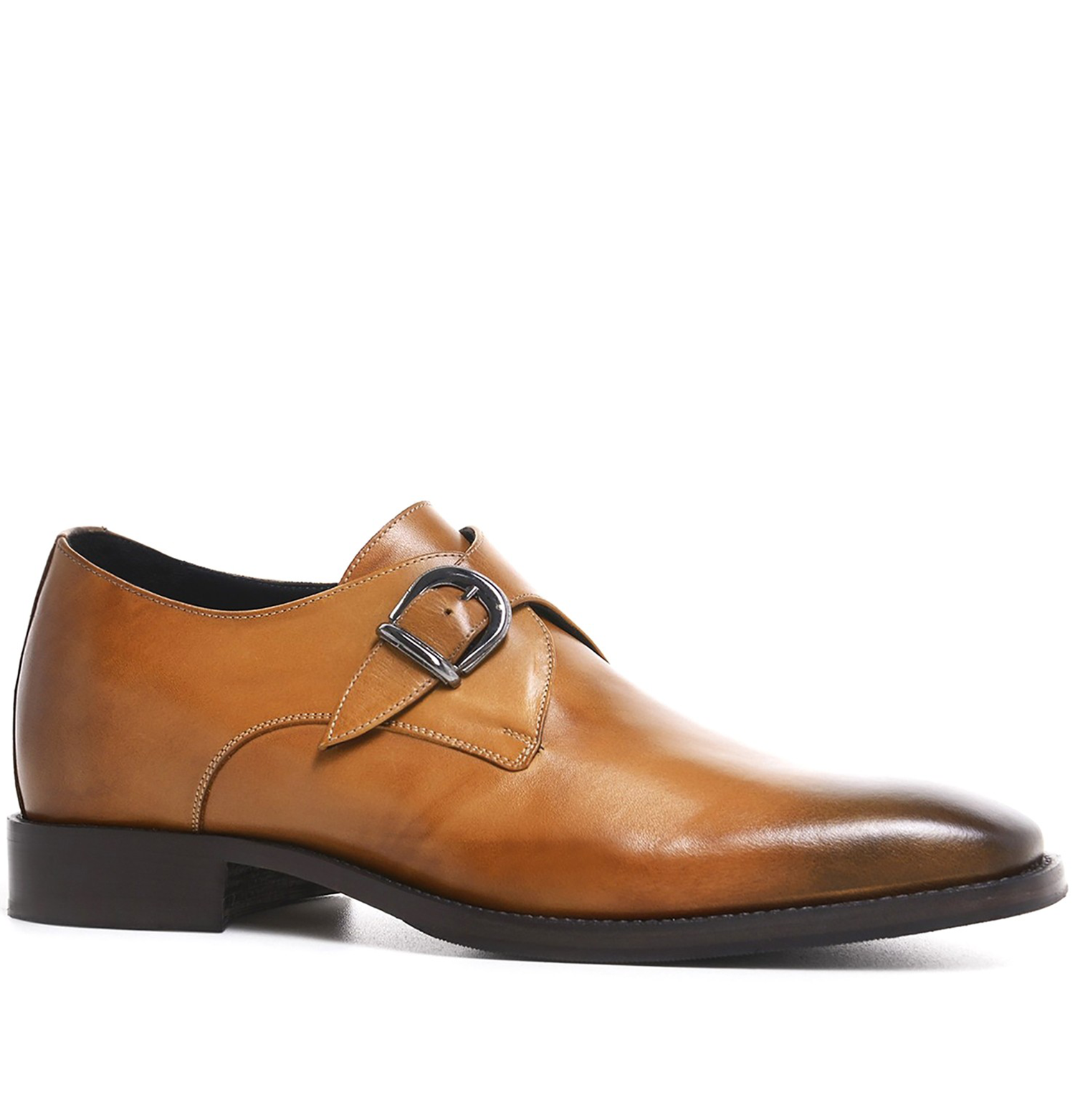 Trieste - Elevator Dress Shoes in Hand Buffered Leather from 2.4 to 3.1 inches