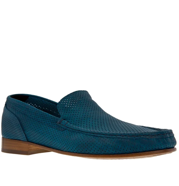 Ajaccio - Elevator Loafers in Perforated Leather up to 2.6 inches