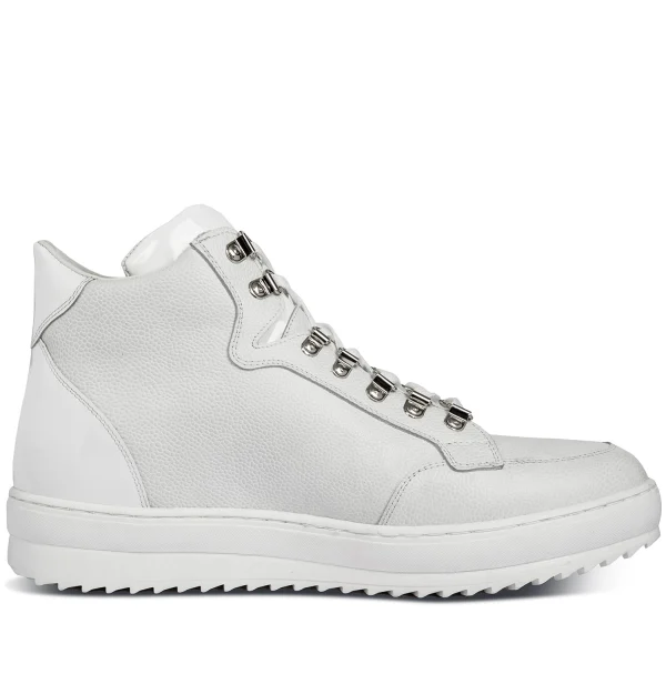 Spring Street - Elevator Sneakers in Mix of leathers from 2.4 to 4 inches
