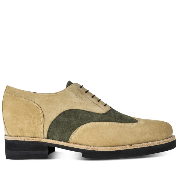 Caracas - Elevator Shoes in Suede Leather from 4 to 6 inches