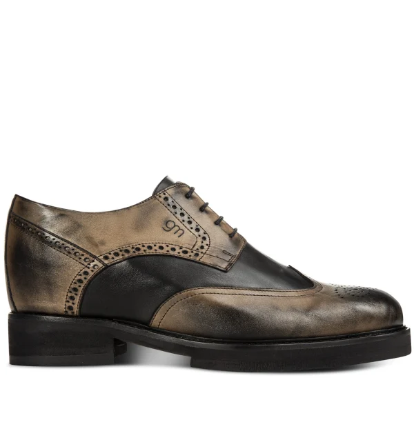 Chester - Elevator Shoes in Mix of leathers from 4 to 6 inches