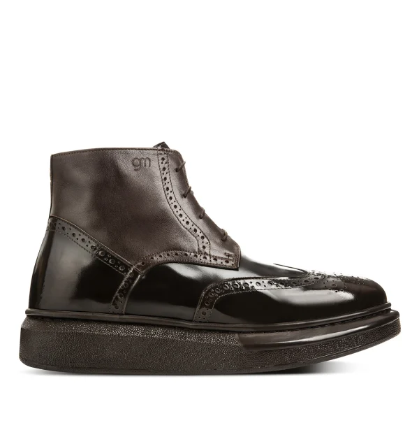 Fada - Elevator Ankle Boots in Mix of Leathers up to 5 inches