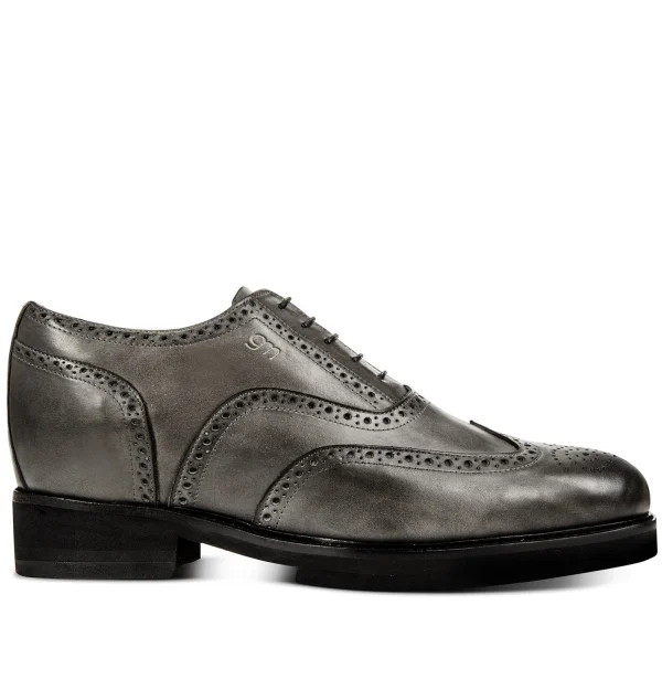 DAEGU - Elevator Shoes in Full grain Leather from 4 to 6 inches