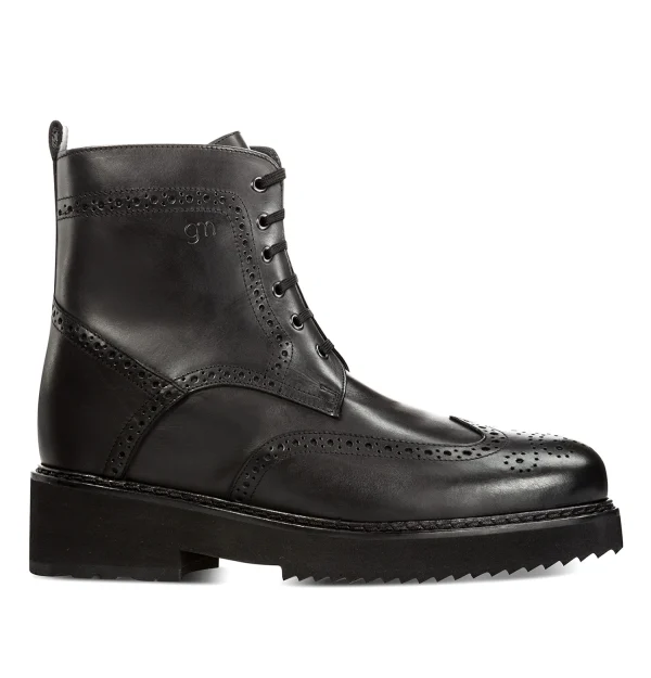 Asia - Elevator Boots in Full Grain Leather from 4 to 6 inches
