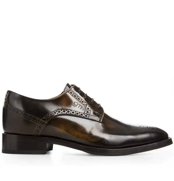 Pachuca - Elevator Shoes in Brushed Leather from 2.4 to 3.1 inches