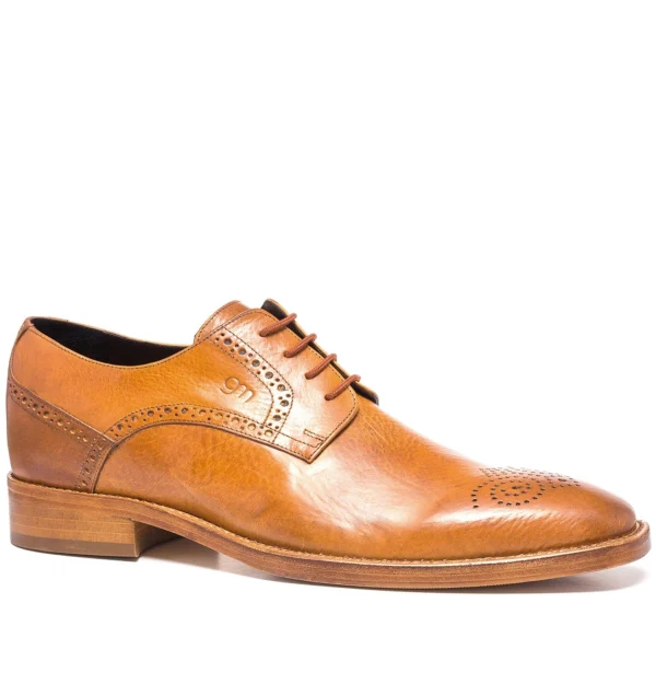 Nippon - Elevator Shoes in Full Grain Leather from 2.4 to 3.1 inches