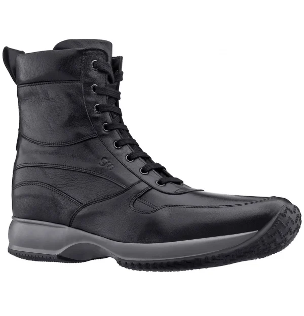 Seattle W - Women's Elevator Sneakers in Full Grain Leather from 2.4 to 4 inches