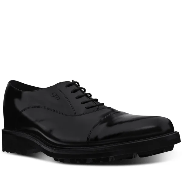 Japan - Elevator Shoes in Full Grain Leather from 2.4 to 3.1 inches