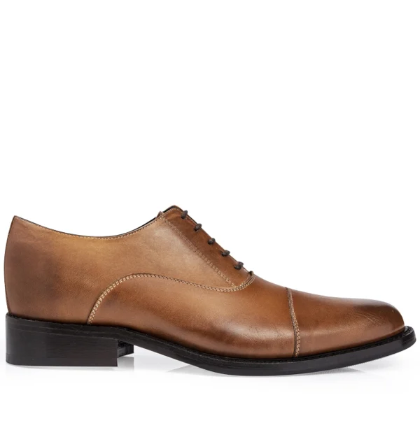 Beverly Hills - Elevator Shoes in Full Grain Leather from 2.4 to 3.1 inches