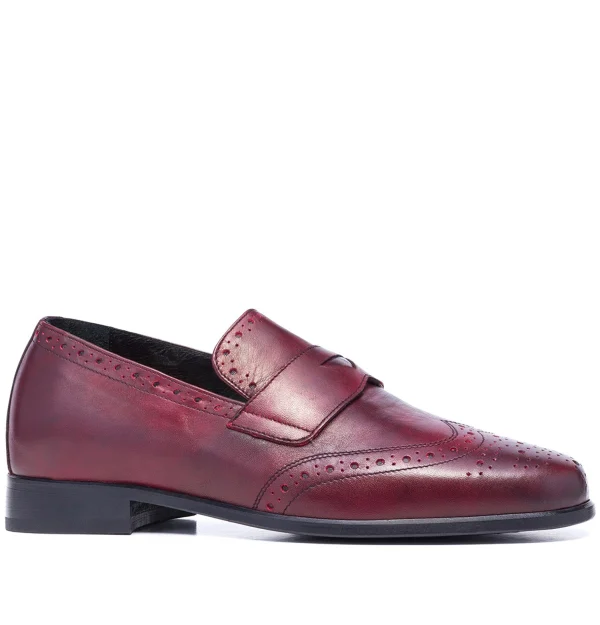 Luxemburg - Elevator Loafers in Full Grain Leather up to 2.6 inches