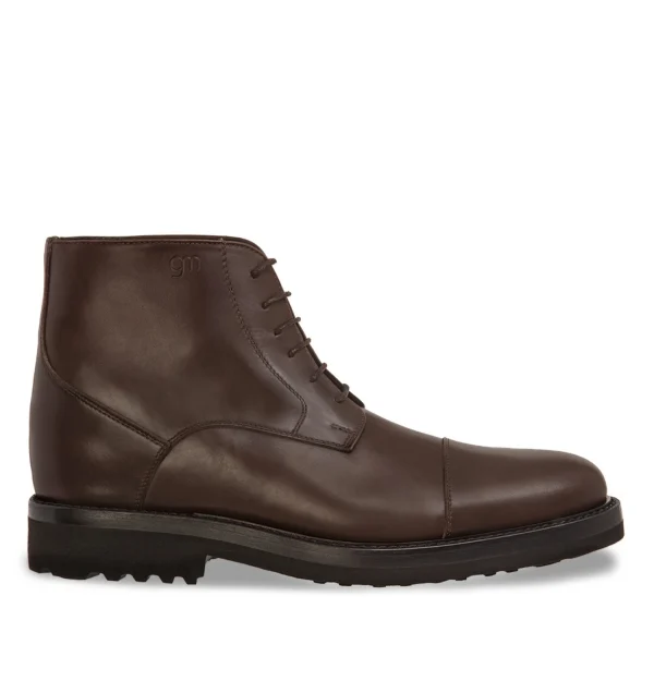 Dresden - Elevator Boots in Full Grain Leather from 2.4 to 3.1 inches