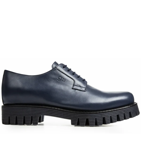 Azul - Elevator Shoes in Full Grain Leather from 2.4 to 3.1 inches