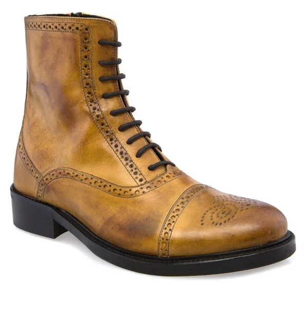 Las Vegas W - Elevator Boots in Full Grain Leather from 2.4 to 4 inches