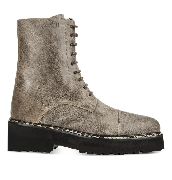 The Magnificent Mile - Elevator Boots in Suede Leather from 4 to 6 inches