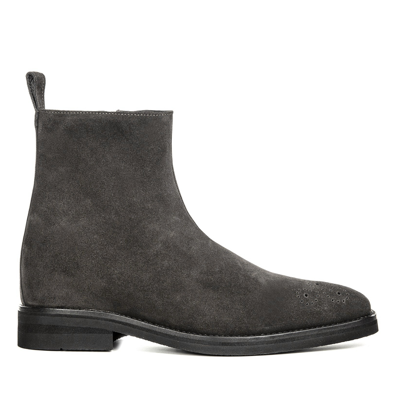 OXNARD - Elevator Boots in Suede Leather from 2.4 to 4 inches