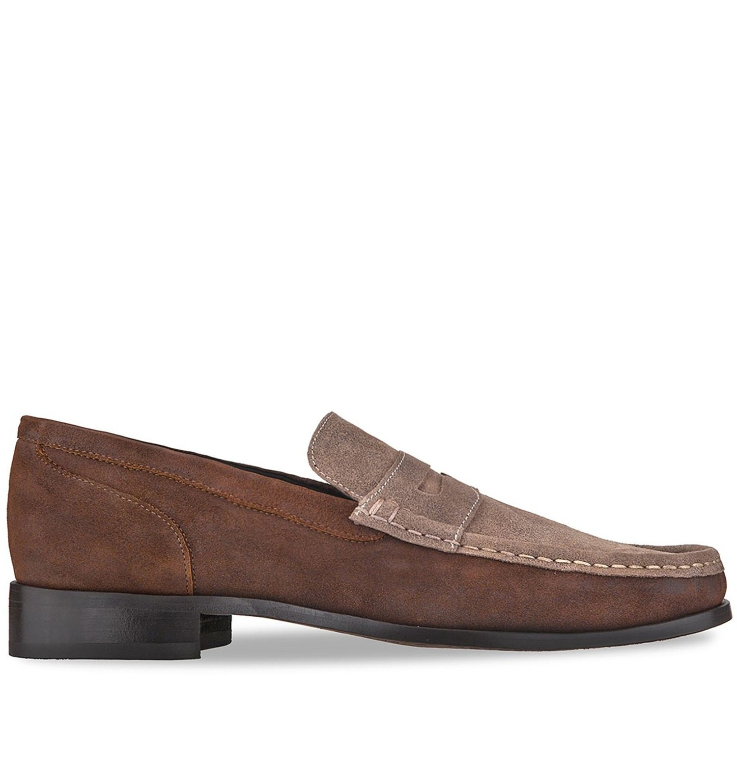 Hammamet - Elevator Loafers in Suede Leather up to 2.6 inches