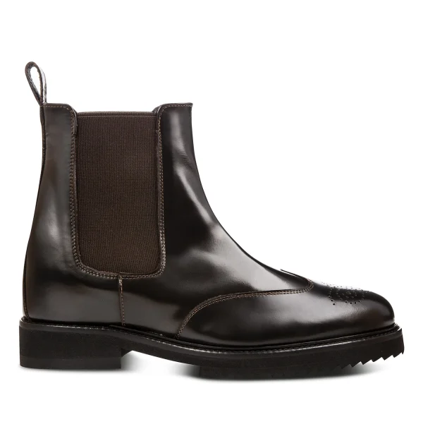 Fernie - Elevator Boots in Leather from 2.4 to 4 inches