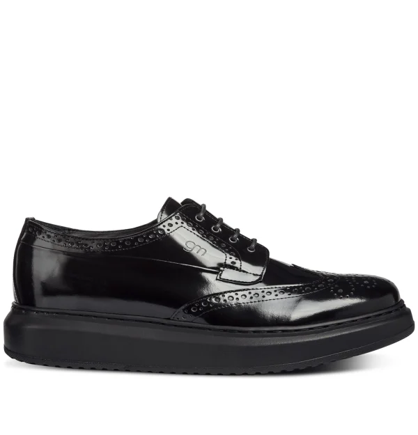 Pusan - Elevator Slip-Ons in Brushed Leather from 2.4 to 3.1 inches