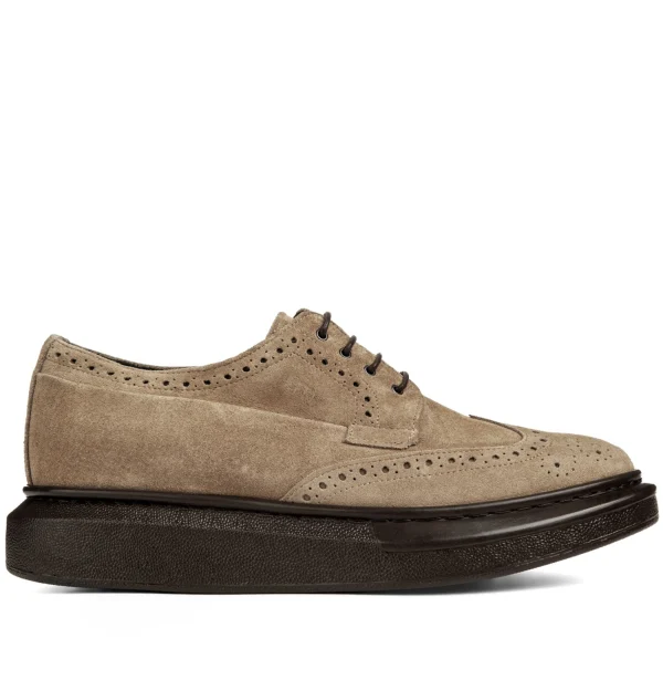 Saint Julian's - Elevator Dress Shoes in Suede Leather from 2.4 to 3.1 inches
