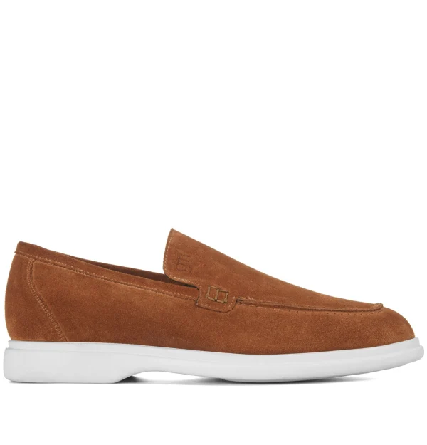 Ushuaia - Elevator Loafers in Suede Leather up to 2.75 inches