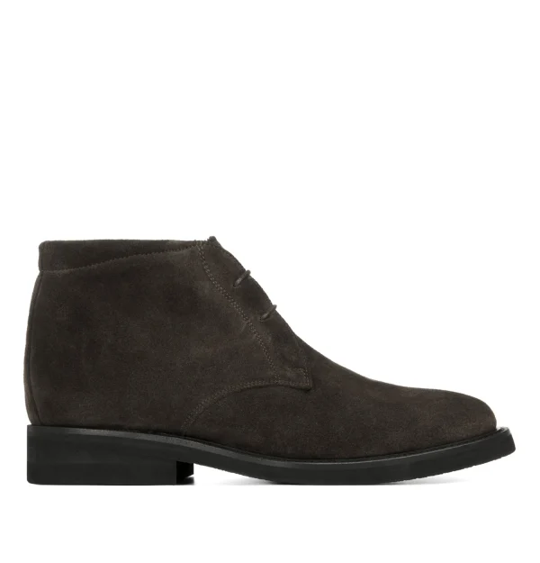 Bardstown - Elevator Ankle Boots in Suede Leather from 2.4 to 3.1 inches