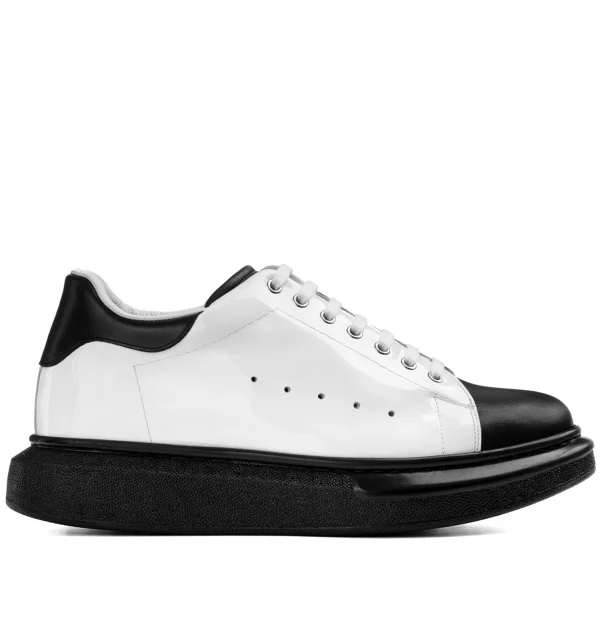Penang - Elevator Sneakers in Mix of leathers from 2.4 to 3.1 inches