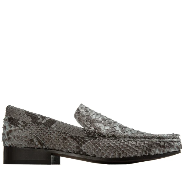 Grayson - Elevator Loafers in Python Leather up to 2.6 inches