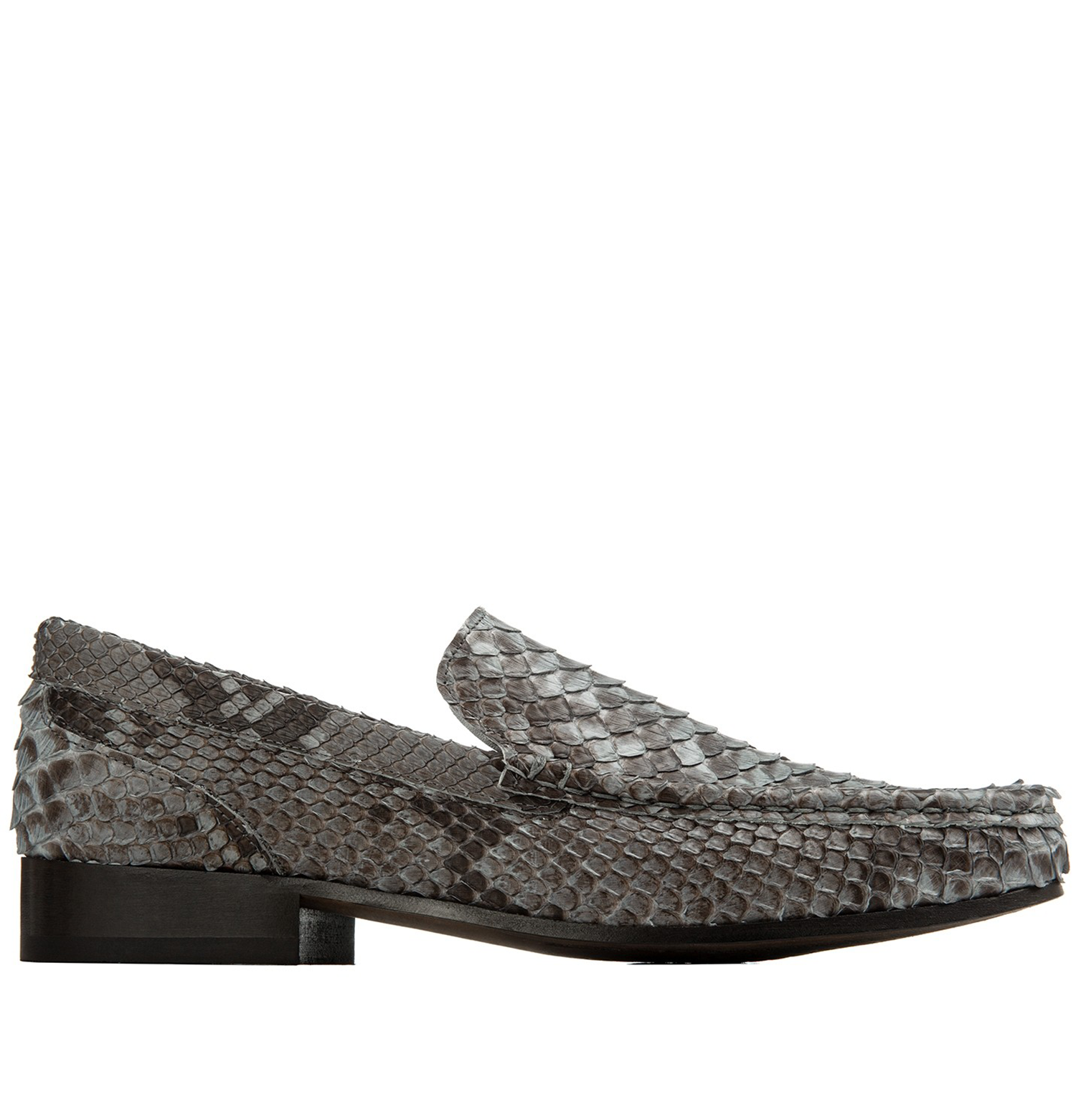 Grayson - Elevator Loafers in Python Leather up to 2.6 inches