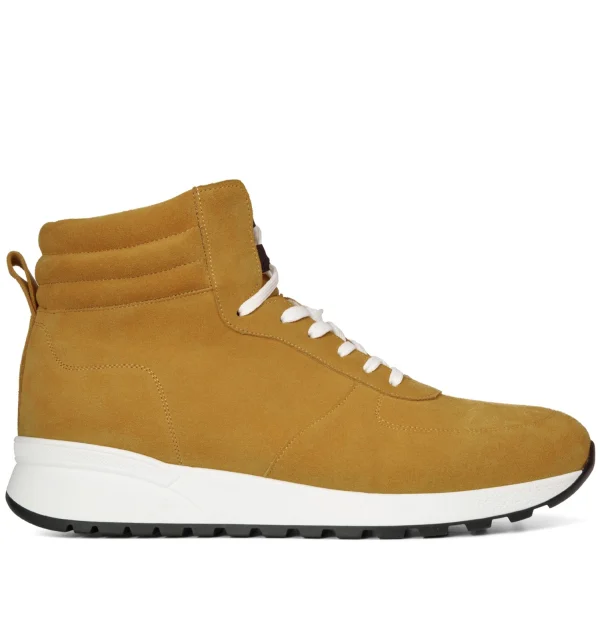 Pitigliano - Elevator Sneakers in Suede Leather from 2.4 to 3.1 inches