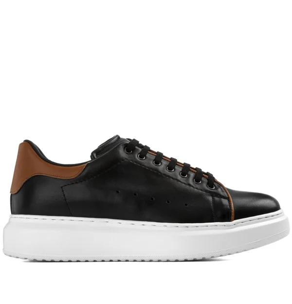 Paxton - Elevator Sneakers in Full Grain Leather from 2.4 to 3.1 inches