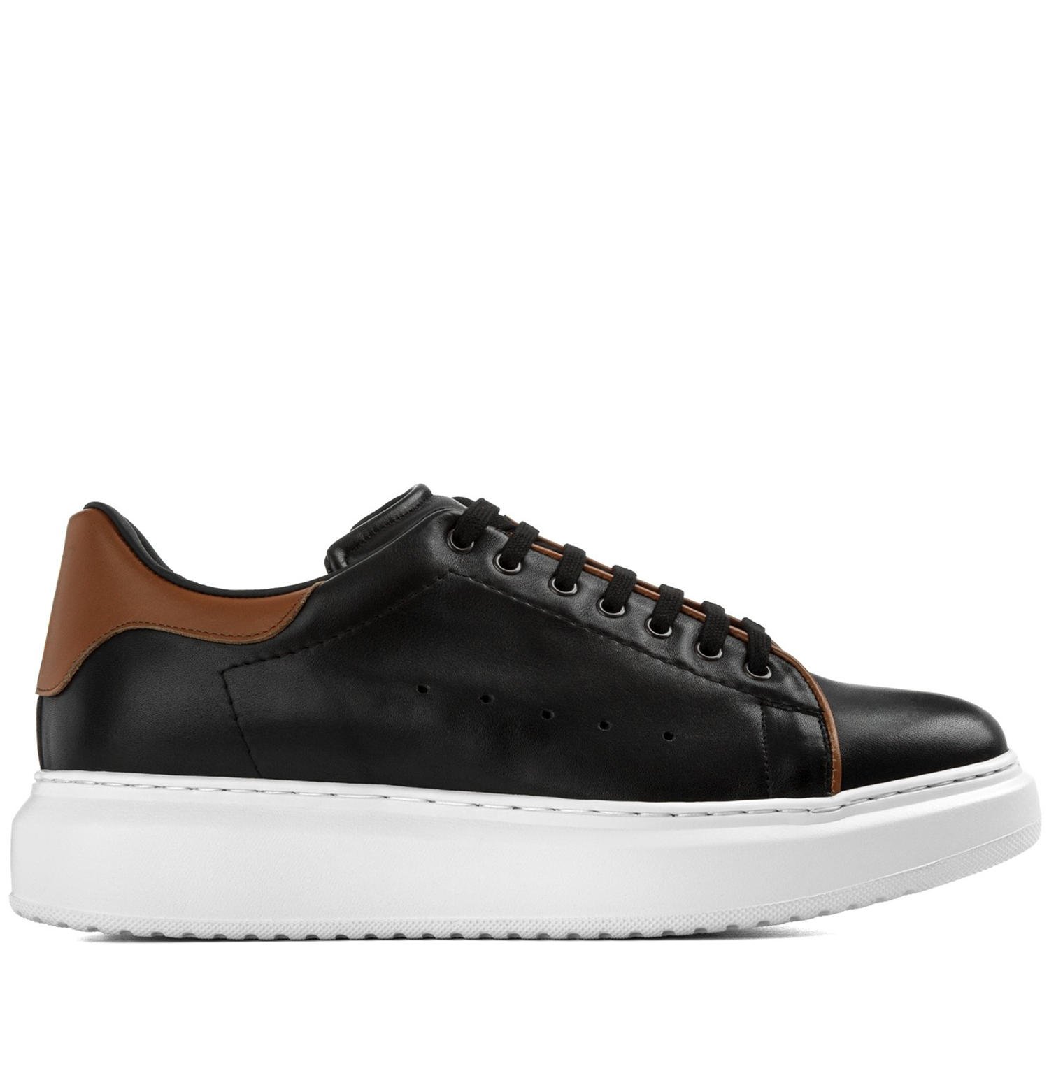 Paxton - Elevator Sneakers in Full Grain Leather from 2.4 to 3.1 inches