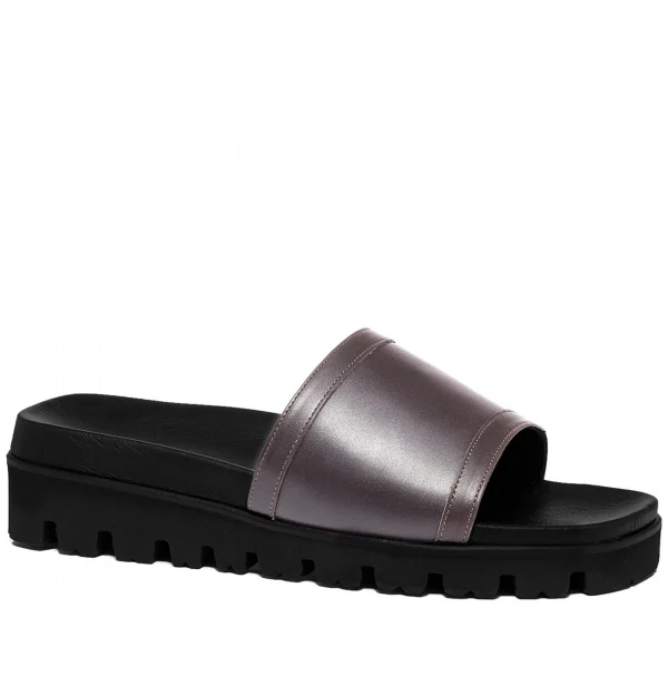 Versilia - Elevator Sandals in Full grain Leather up to 2 inches