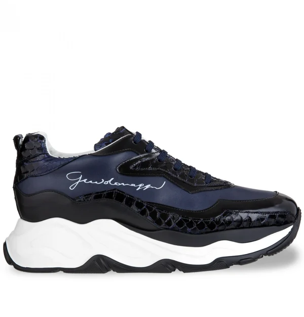 Giant Viper - Elevator Sneakers in Mix of Leathers from 2.4 to 4.3 inches