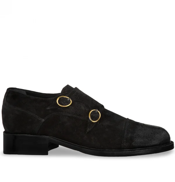 Potenza - Elevator Shoes in Suede Leather from 2.4 to 3.1 inches