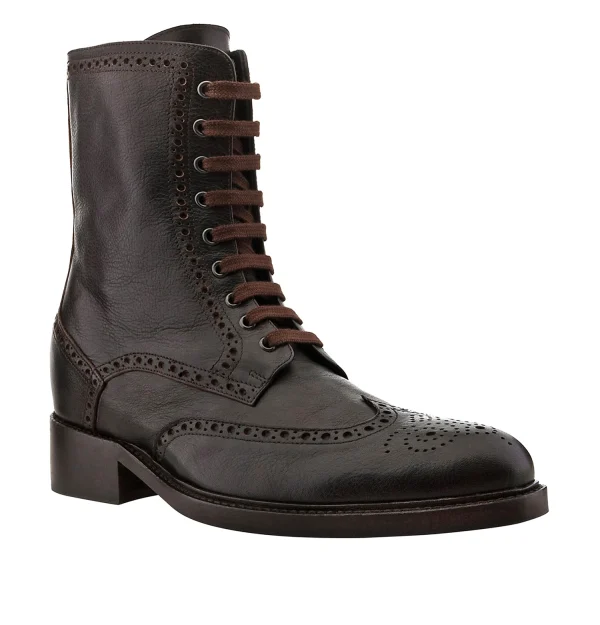 Ischia - Elevator Boots in Full Grain Leather from 2.4 to 3.1 inches