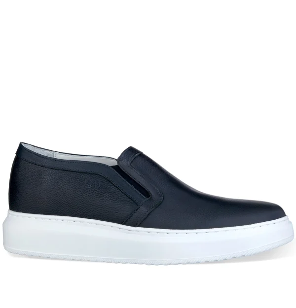 Belo Horizonte - Elevator Slip-Ons in Full Grain Leather up to 6 cm