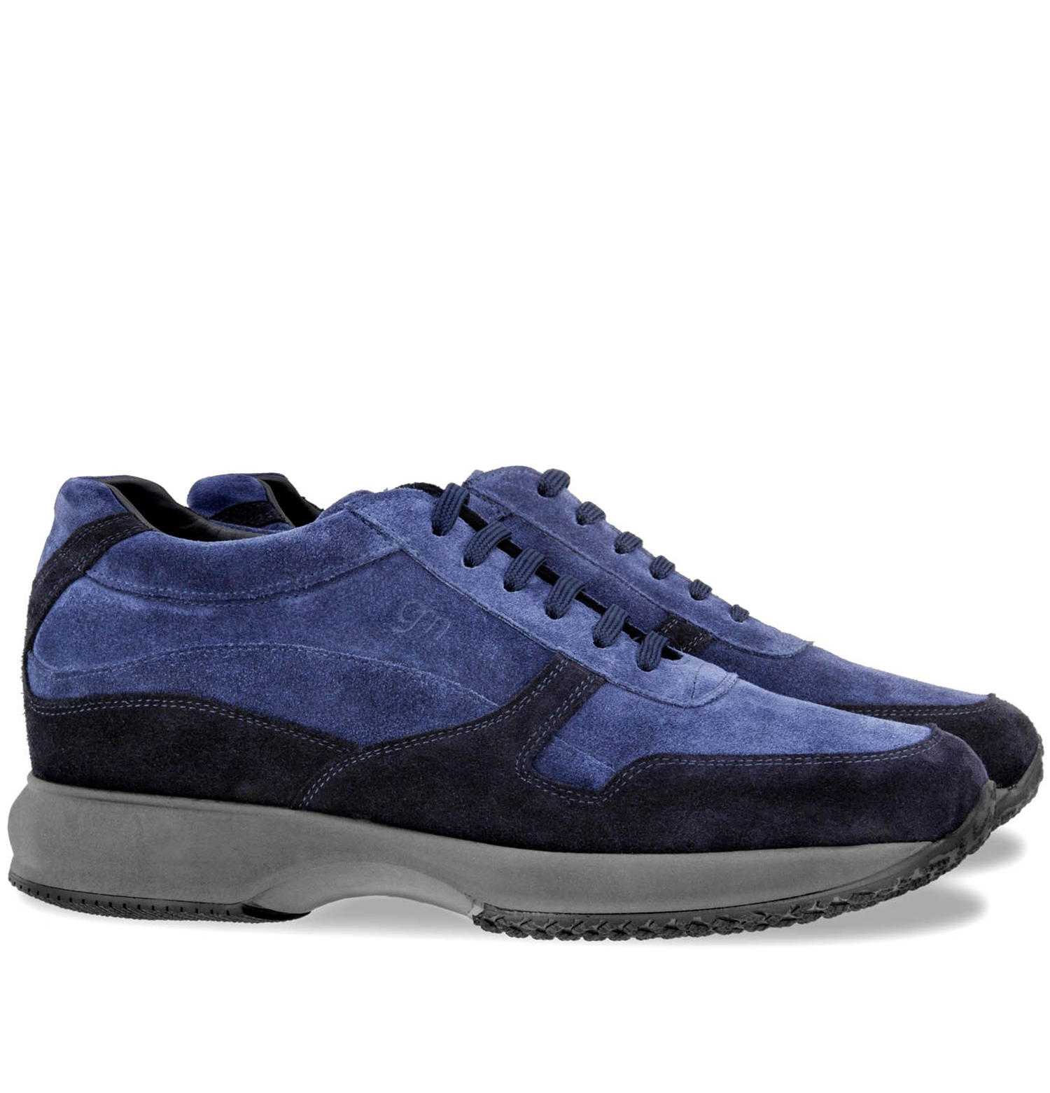 Teramo - Elevator Sneakers in Mix of leathers from 2.4 to 4 inches