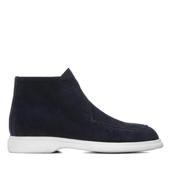 Northbridge - Elevator Ankle Boots in Suede Leather from 2.4 to 3.1 inches