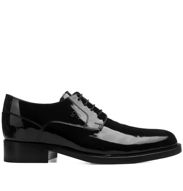 Leuca - Elevator Shoes in Varnish Leather from 2.4 to 3.1 inches