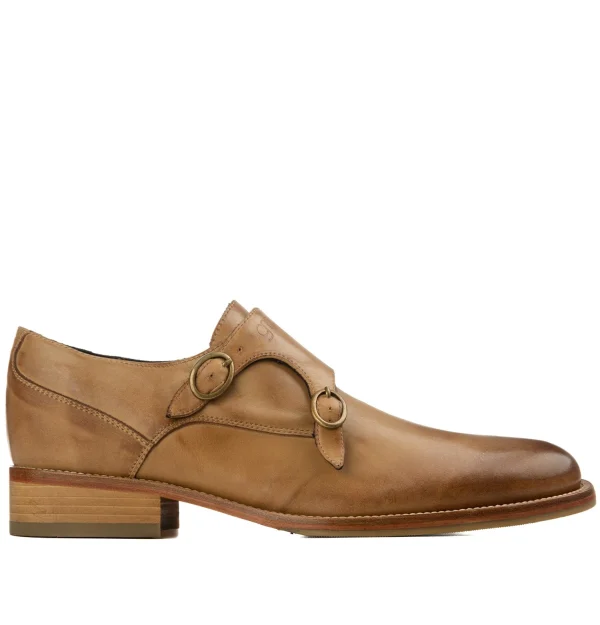Glendale - Elevator Dress Shoes in Hand Buffered Leather from 2.4 to 3.1 inches
