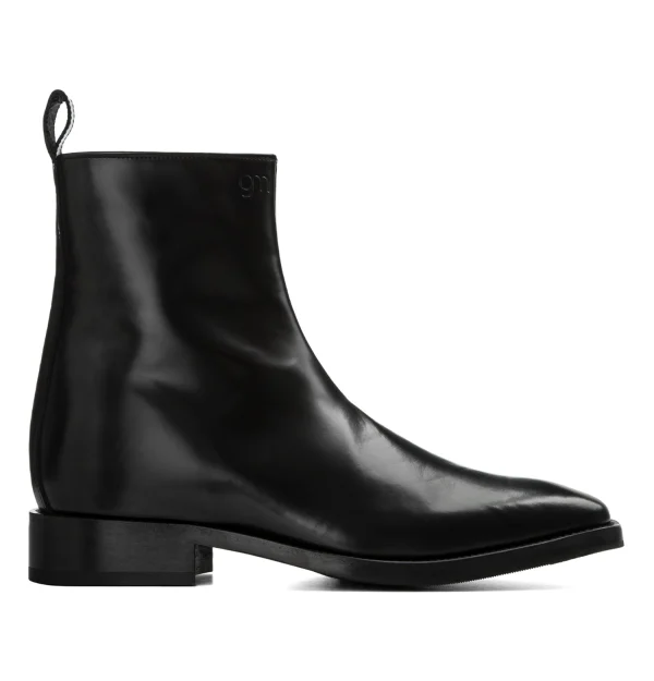 Galt - Elevator Chelsea Boots in Brushed Leather from 2.4 to 4 inches