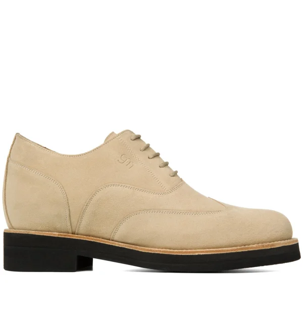 Tarrafal - Elevator Dress Shoes in Suede Leather from 4 to 5 inches