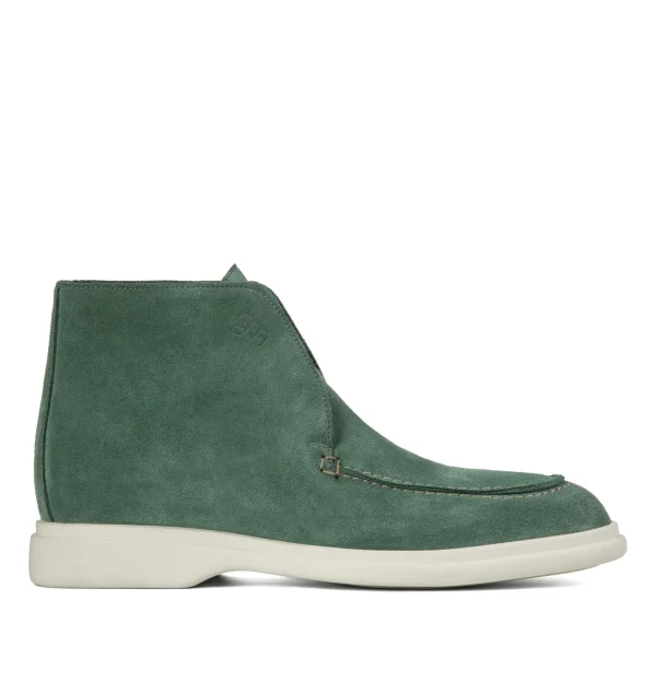 Vassena - Elevator Ankle Boots in Suede Leather from 2.4 to 3.1 inches