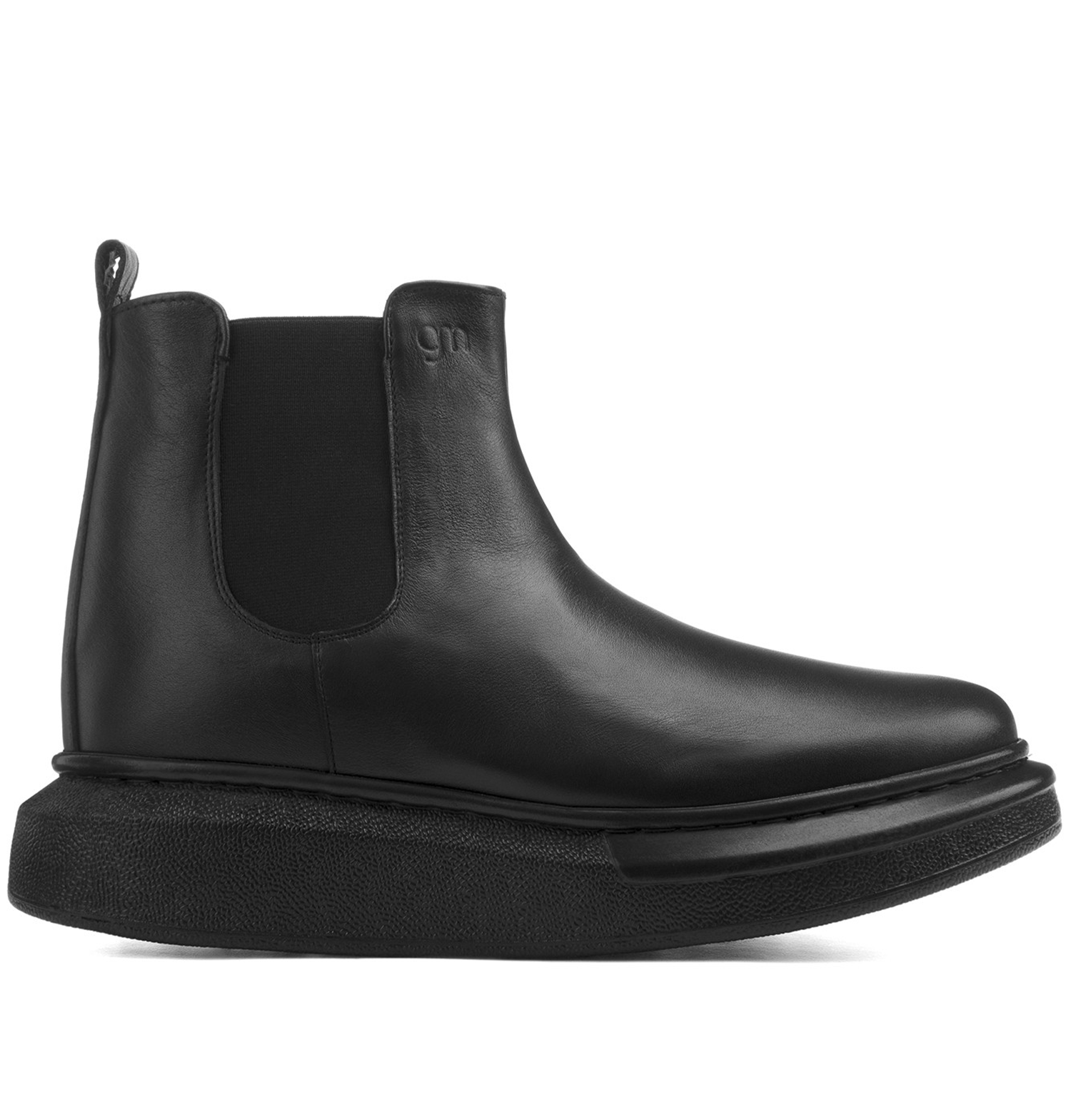 Norfolk - Elevator Sneakers in Full Grain Leather from 2.4 to 4 inches