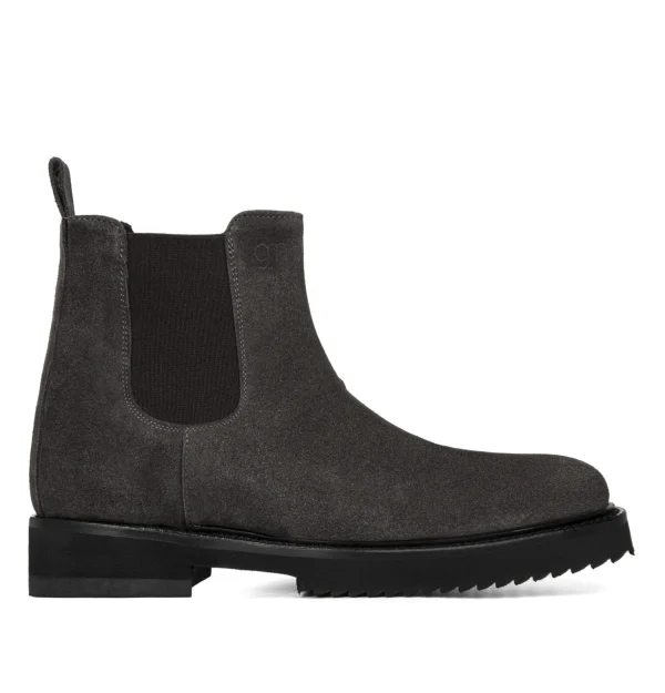 Ozark - Elevator Chelsea Boots in Suede Leather from 2.4 to 4 inches